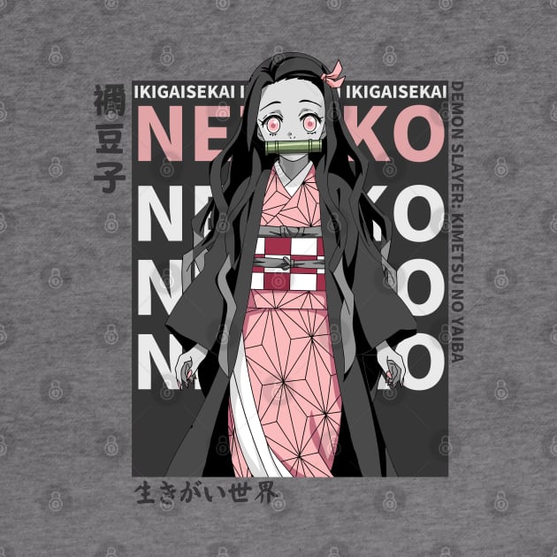 Nezuko Kamado: Magazine-Style Artwork Demon Slayer IKIGAISEKAI by IKIGAISEKAI